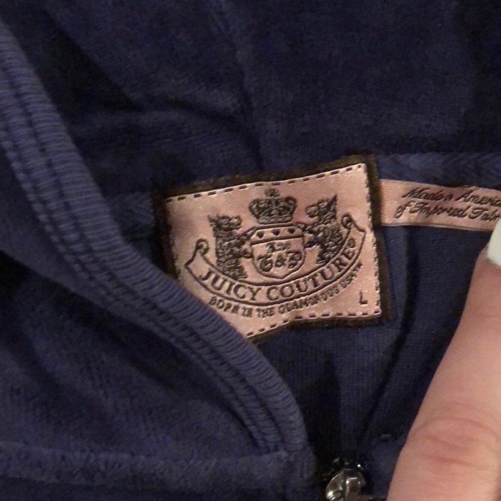 Purple/Gray juicy couture jacket size L - Picture 4 of 4